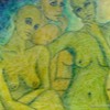 Grüne Frauen, oel auf Leinwand, 1969