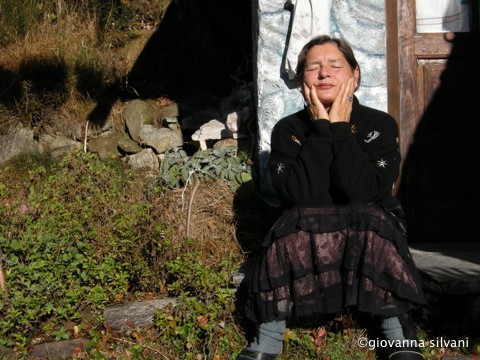 Giovanna vor dem Eremo