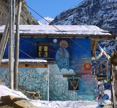 fresco madonna am Rustico