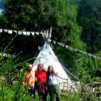 Freunde beim Tipi 2